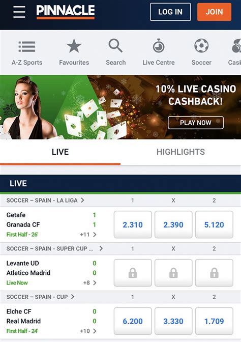 Pinnacle Sportsbook Mobile App .